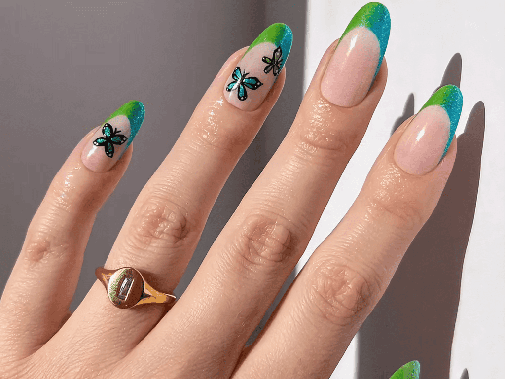 Flutter into Spring with These 21 Playful Butterfly Nail Ideas