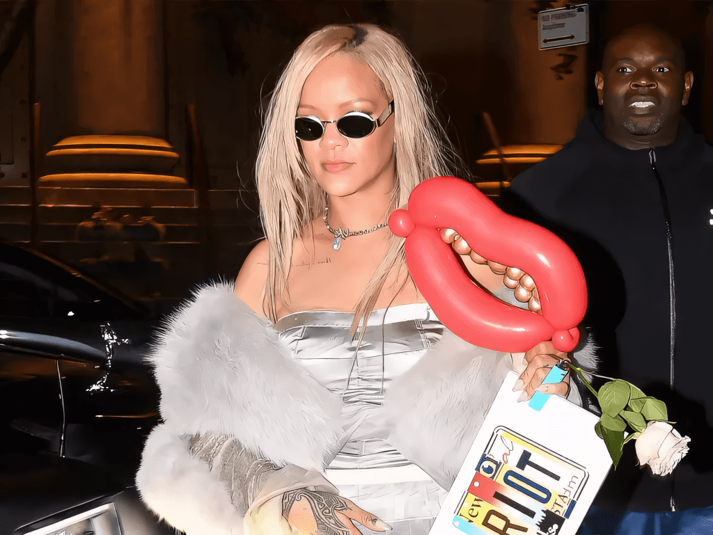 Shine Bright Like Rihanna: The Silver French Manicure You Need This Summer