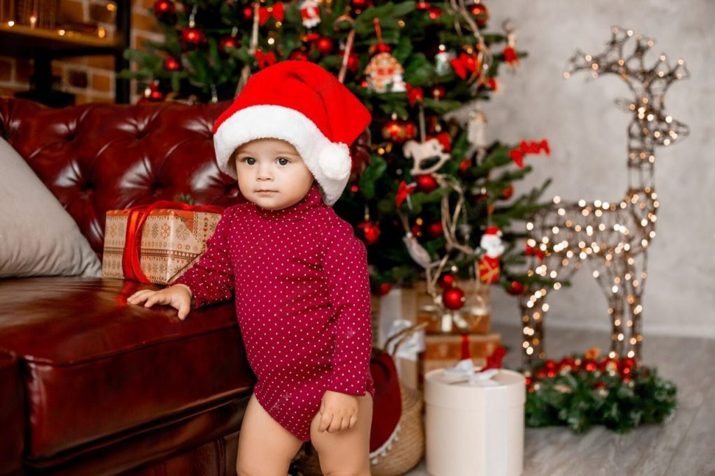 Newborn Babies Who Are Going To Have Their First Christmas