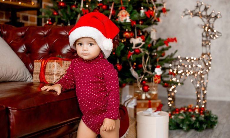 Newborn Babies Who Are Going To Have Their First Christmas