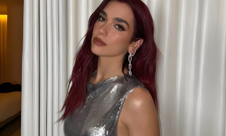 Dua Lipa Rocks an Indie Sleaze Mermaid Look with Her Messy Waves