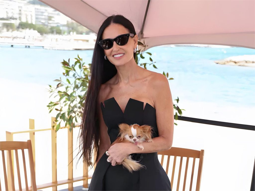 Demi Moore's Cannes Style Highlighted by Her Dog and Must-Have Summer Shoe