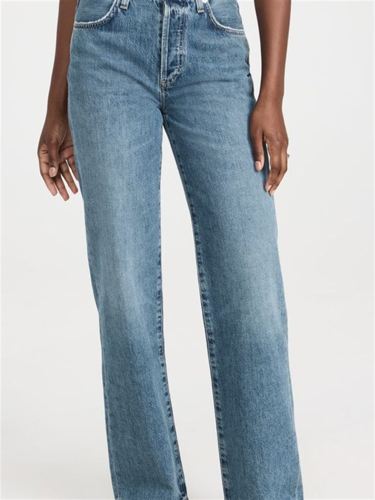 Straight leg jeans