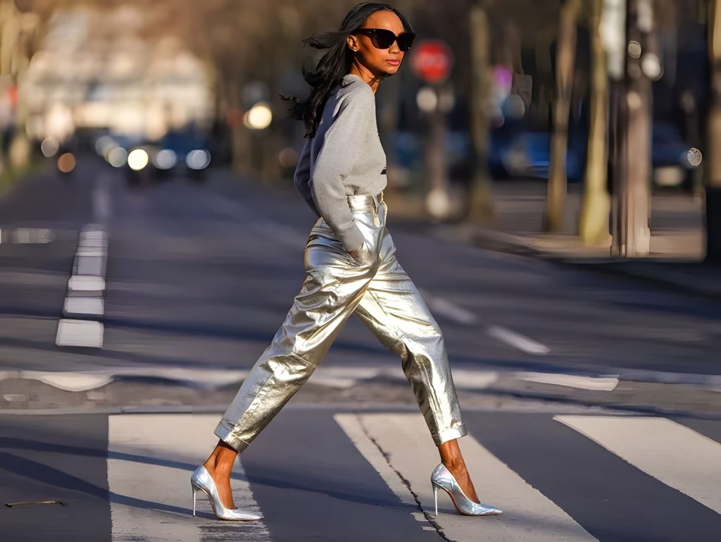 16 Metallic Outfits for Your Wardrobe Rotation