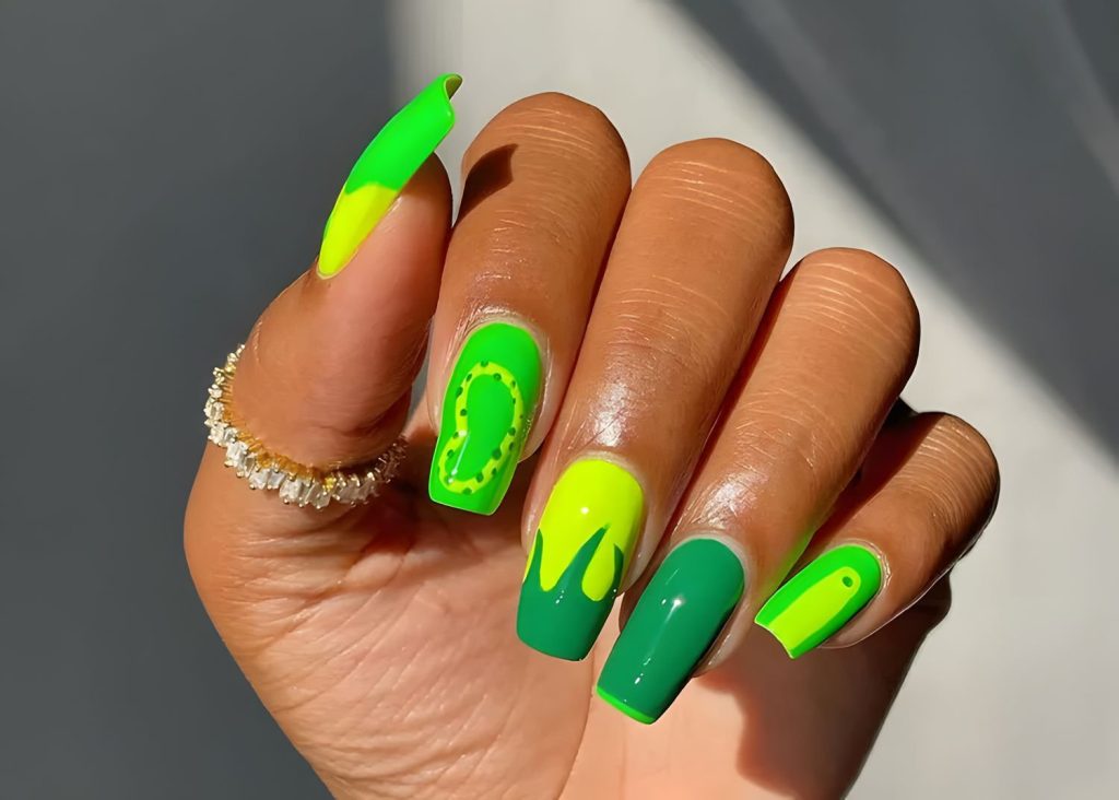 Illuminate Your Style with 25 Bold Neon Nail Design Statements